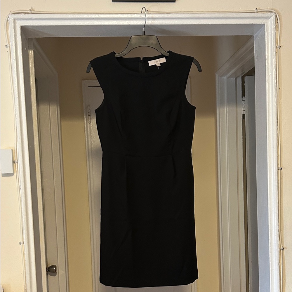 LOFT Black Sleeveless Dress - Size 0